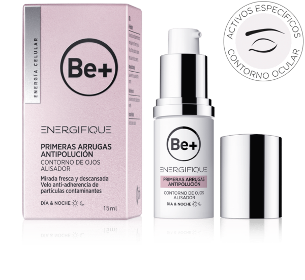 Be+ ENERGIFIQUE PRIMERAS ARRUGAS ANTIPOLUCIÓN Contorno de Ojos Alisador